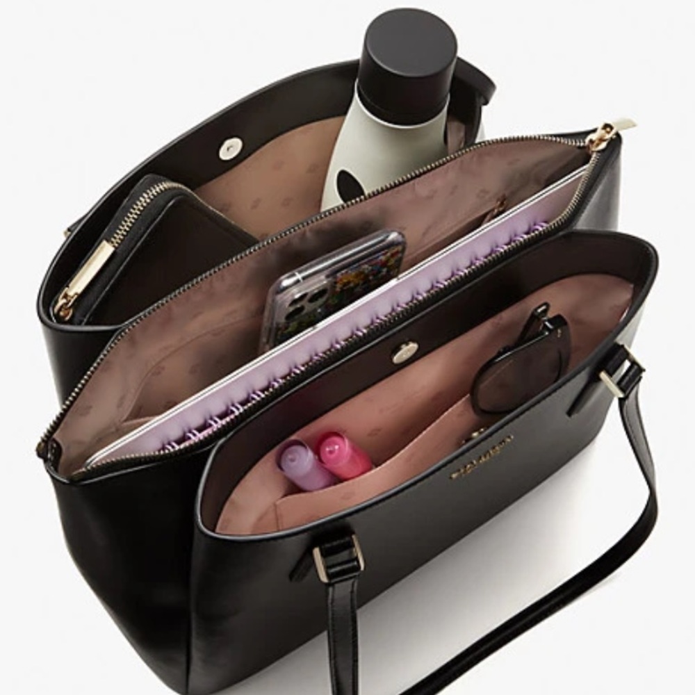 Booked Large Work Tote in Geranium - Picture 4 of 11